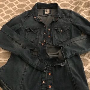 H&M denim shirt sz 4